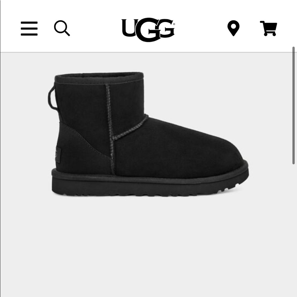 UGG sz 9 mini boot. Barely worn great condition!